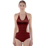 MacQueen Tartan Cut-Out One Piece Swimsuit