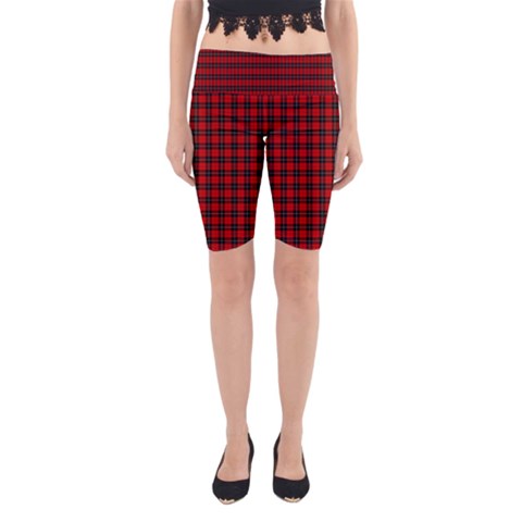 Ramsay Tartan Yoga Cropped Leggings from ArtsNow.com