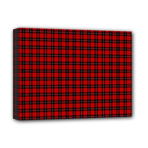 Ramsay Tartan Deluxe Canvas 16  x 12  (Stretched) from ArtsNow.com