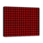 Ramsay Tartan Canvas 14  x 11  (Stretched)