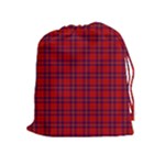 Rose Tartan Drawstring Pouch (XL)