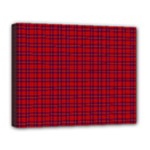 Rose Tartan Deluxe Canvas 20  x 16  (Stretched)