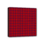 Rose Tartan Mini Canvas 4  x 4  (Stretched)