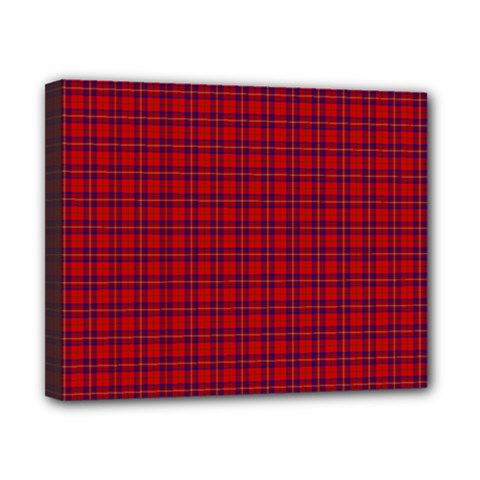 Rose Tartan Canvas 10  x 8  (Stretched) from ArtsNow.com