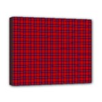 Rose Tartan Canvas 10  x 8  (Stretched)