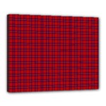 Rose Tartan Canvas 20  x 16  (Stretched)