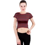 Ruthven Tartan Crew Neck Crop Top