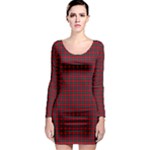 Ruthven Tartan Long Sleeve Bodycon Dress