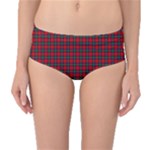 Ruthven Tartan Mid-Waist Bikini Bottoms