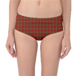 Scott Tartan Mid-Waist Bikini Bottoms