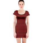 Wallace Tartan Short Sleeve Bodycon Dress