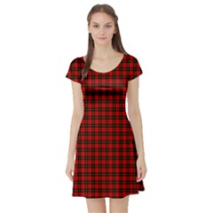 Short Sleeve Skater Dress Front