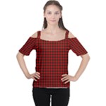 Wallace Tartan Women s Cutout Shoulder Tee