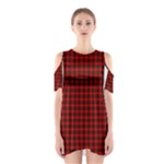 Wallace Tartan Women s Cutout Shoulder Dress