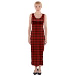 Wallace Tartan Fitted Maxi Dress