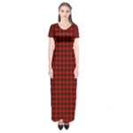 Wallace Tartan Short Sleeve Maxi Dress