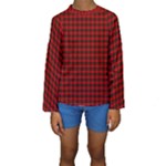 Wallace Tartan Kid s Long Sleeve Swimwear