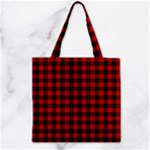 Wallace Tartan Zipper Grocery Tote Bag