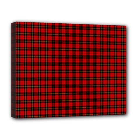 Wallace Tartan Deluxe Canvas 20  x 16  (Stretched) from ArtsNow.com