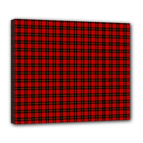 Wallace Tartan Deluxe Canvas 24  x 20  (Stretched) from ArtsNow.com