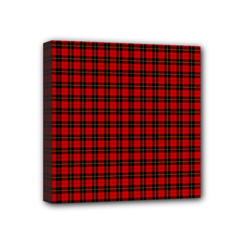 Wallace Tartan Mini Canvas 4  x 4  (Stretched) from ArtsNow.com