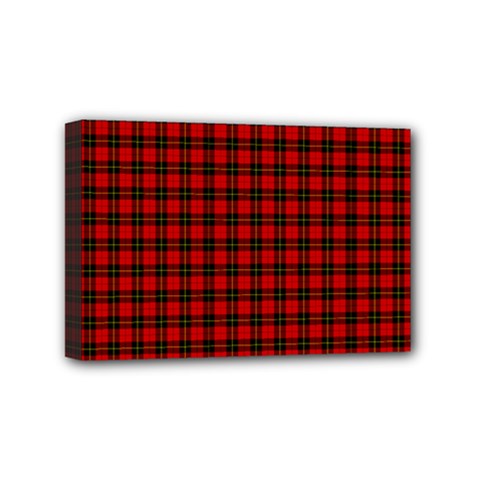 Wallace Tartan Mini Canvas 6  x 4  (Stretched) from ArtsNow.com