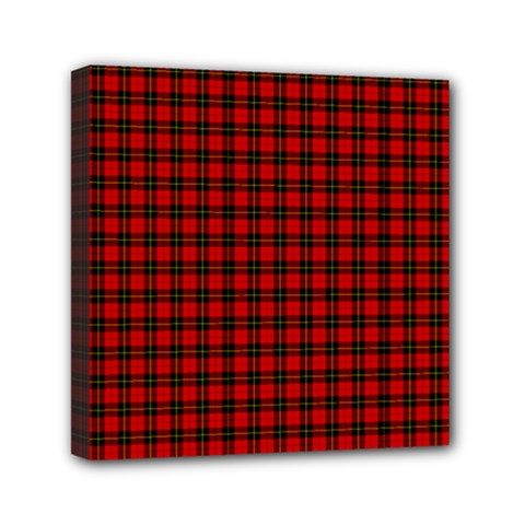 Wallace Tartan Mini Canvas 6  x 6  (Stretched) from ArtsNow.com