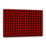 Wallace Tartan Canvas 18  x 12  (Stretched)