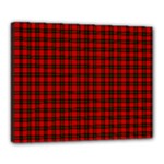 Wallace Tartan Canvas 20  x 16  (Stretched)