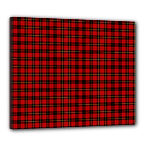 Wallace Tartan Canvas 24  x 20  (Stretched) from ArtsNow.com