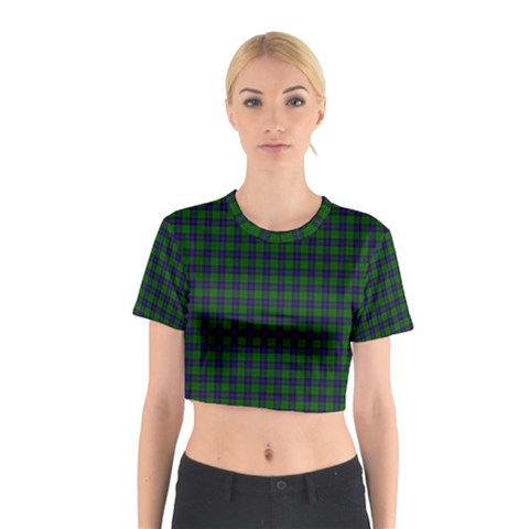 Armstrong Tartan Cotton Crop Top from ArtsNow.com