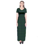 Armstrong Tartan Short Sleeve Maxi Dress