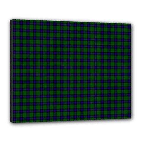 Armstrong Tartan Canvas 20  x 16  (Stretched) from ArtsNow.com