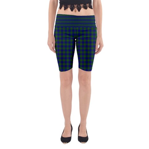 Barclay Tartan Yoga Cropped Leggings from ArtsNow.com