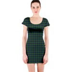 Dundas Tartan Short Sleeve Bodycon Dress