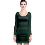 Dundas Tartan Long Sleeve Bodycon Dress