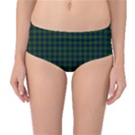 Dundas Tartan Mid-Waist Bikini Bottoms