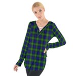 Gordon Tartan Women s Tie Up Tee