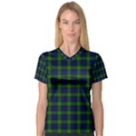 Gordon Tartan Women s V-Neck Sport Mesh Tee