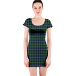 Gordon Tartan Short Sleeve Bodycon Dress