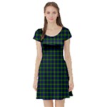 Gordon Tartan Short Sleeve Skater Dress