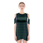 Gordon Tartan Women s Cutout Shoulder Dress