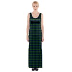 Gordon Tartan Maxi Thigh Split Dress