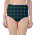 Gordon Tartan High-Waist Bikini Bottoms