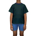 Gordon Tartan Kid s Short Sleeve Swimwear