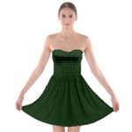 Gunn Tartan Strapless Bra Top Dress