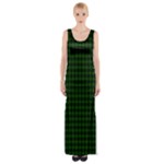 Gunn Tartan Maxi Thigh Split Dress