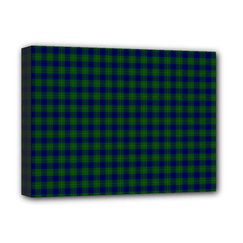 Johnston Tartan Deluxe Canvas 16  x 12  (Stretched) from ArtsNow.com