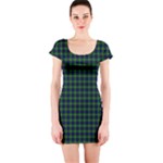 Lamont Tartan Short Sleeve Bodycon Dress