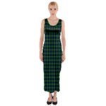 Lamont Tartan Fitted Maxi Dress